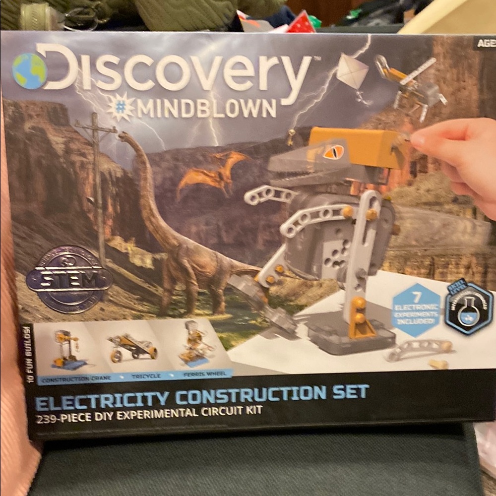 Electricity Construction Set - Gray and Orange